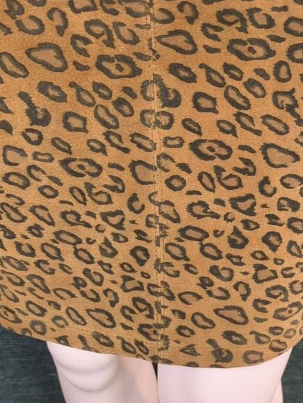 The Limited Vintage! Leopard Print Suede Pencil Skirt